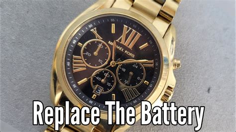 michael kors mens watch changing battery|michael kors watches repair website.